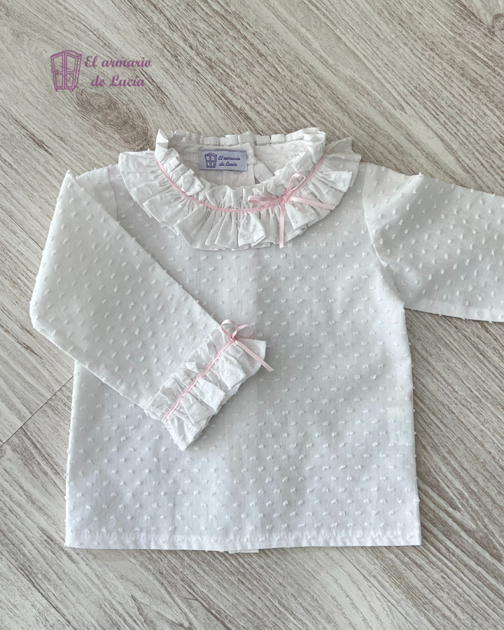 Blusa de plumeti 12m