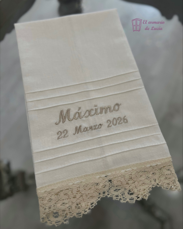 Toalla personalizada para Bautizo